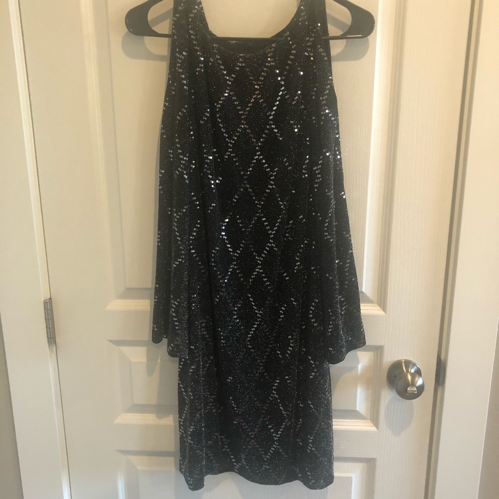 Black beaded dress